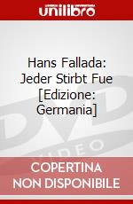 Hans Fallada: Jeder Stirbt Fue [Edizione: Germania] dvd