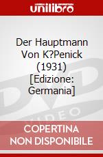 Der Hauptmann Von K?Penick (1931) [Edizione: Germania] dvd