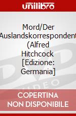 Mord/Der Auslandskorrespondent (Alfred Hitchcock [Edizione: Germania] dvd