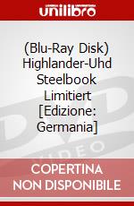 (Blu-Ray Disk) Highlander-Uhd Steelbook Limitiert [Edizione: Germania] brd