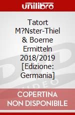 Tatort M?Nster-Thiel & Boerne Ermitteln 2018/2019 [Edizione: Germania] dvd