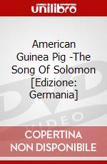American Guinea Pig -The Song Of Solomon [Edizione: Germania] dvd