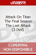 Attack On Titan The Final Season The Last Attack (3 Dvd) dvd