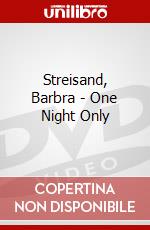 Streisand, Barbra - One Night Only dvd