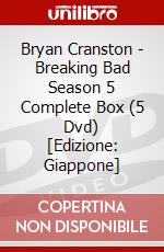 Bryan Cranston - Breaking Bad Season 5 Complete Box (5 Dvd) [Edizione: Giappone] dvd