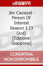 Jim Caviezel - Person Of Interest Season 1 (3 Dvd) [Edizione: Giappone] dvd