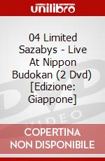 04 Limited Sazabys - Live At Nippon Budokan (2 Dvd) [Edizione: Giappone] dvd