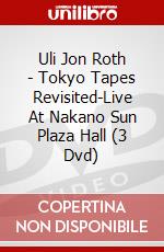 Uli Jon Roth - Tokyo Tapes Revisited-Live At Nakano Sun Plaza Hall (3 Dvd) dvd