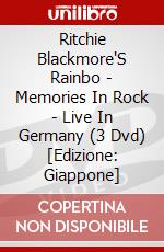 Ritchie Blackmore'S Rainbo - Memories In Rock - Live In Germany (3 Dvd) [Edizione: Giappone] dvd