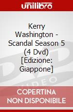 Kerry Washington - Scandal Season 5 (4 Dvd) [Edizione: Giappone] dvd