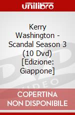 Kerry Washington - Scandal Season 3 (10 Dvd) [Edizione: Giappone] dvd