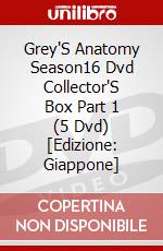 Grey'S Anatomy Season16 Dvd Collector'S Box Part 1 (5 Dvd) [Edizione: Giappone] dvd