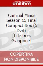 Criminal Minds Season 15 Final Compact Box (5 Dvd) [Edizione: Giappone] dvd