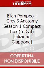 Ellen Pompeo - Grey'S Anatomy Season 1 Compact Box (5 Dvd) [Edizione: Giappone] dvd