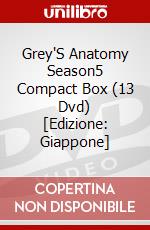 Grey'S Anatomy Season5 Compact Box (13 Dvd) [Edizione: Giappone] dvd