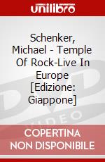 Schenker, Michael - Temple Of Rock-Live In Europe [Edizione: Giappone] dvd