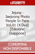 Jejung - Jaejoong Photo People In Paris Vol.01 (4 Dvd) [Edizione: Giappone] dvd