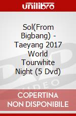 Sol(From Bigbang) - Taeyang 2017 World Tourwhite Night (5 Dvd) dvd