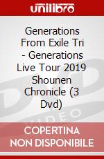 Generations From Exile Tri - Generations Live Tour 2019 Shounen Chronicle (3 Dvd) dvd