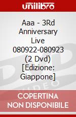 Aaa - 3Rd Anniversary Live 080922-080923 (2 Dvd) [Edizione: Giappone] dvd