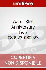 Aaa - 3Rd Anniversary Live 080922-080923 dvd