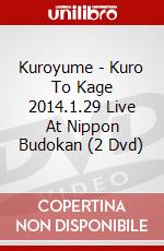 Kuroyume - Kuro To Kage 2014.1.29 Live At Nippon Budokan (2 Dvd) dvd
