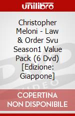 Christopher Meloni - Law & Order Svu Season1 Value Pack (6 Dvd) [Edizione: Giappone] dvd