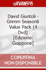 David Giuntoli - Grimm Season6 Value Pack (4 Dvd) [Edizione: Giappone] dvd