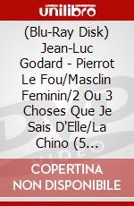 (Blu-Ray Disk) Jean-Luc Godard - Pierrot Le Fou/Masclin Feminin/2 Ou 3 Choses Que Je Sais D'Elle/La Chino (5 Blu-Ray) [Edizione: Giappone] brd