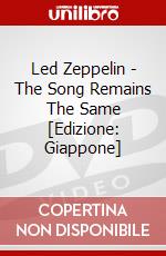 Led Zeppelin - The Song Remains The Same [Edizione: Giappone] dvd