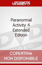Paranormal Activity 4 Extended Edition dvd