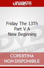 Friday The 13Th Part V A New Beginning dvd