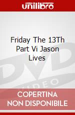 Friday The 13Th Part Vi Jason Lives dvd