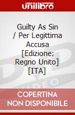 Guilty As Sin / Per Legittima Accusa [Edizione: Regno Unito] [ITA] dvd