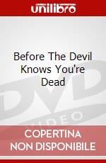 Before The Devil Knows You're Dead dvd