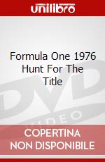 Formula One 1976 Hunt For The Title dvd