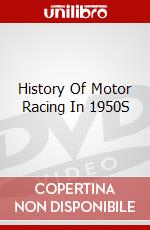History Of Motor Racing In 1950S dvd