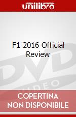 F1 2016 Official Review dvd