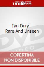 Ian Dury - Rare And Unseen dvd