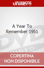 A Year To Remember 1951 dvd
