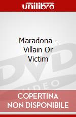 Maradona - Villain Or Victim dvd