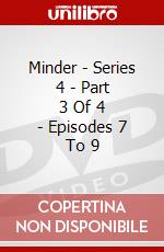 Minder - Series 4 - Part 3 Of 4 - Episodes 7 To 9 dvd