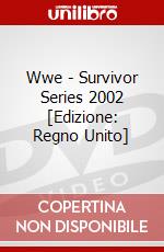 Wwe - Survivor Series 2002 [Edizione: Regno Unito] dvd