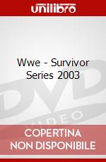 Wwe - Survivor Series 2003 dvd