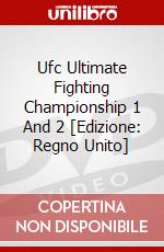 Ufc Ultimate Fighting Championship 1 And 2 [Edizione: Regno Unito] dvd