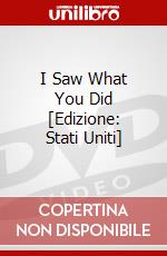 I Saw What You Did [Edizione: Stati Uniti] dvd