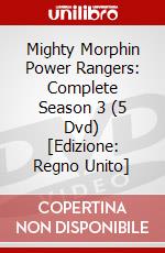 Mighty Morphin Power Rangers: Complete Season 3 (5 Dvd) [Edizione: Regno Unito] dvd