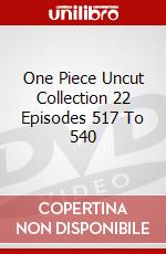 One Piece Uncut Collection 22 Episodes 517 To 540 dvd