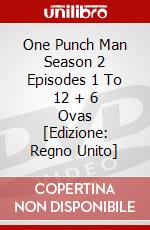 One Punch Man Season 2 Episodes 1 To 12 + 6 Ovas [Edizione: Regno Unito] dvd