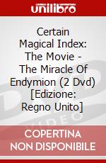 Certain Magical Index: The Movie - The Miracle Of Endymion (2 Dvd) [Edizione: Regno Unito] dvd